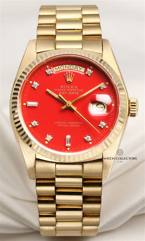 red facte rolex|red face rolex for sale.